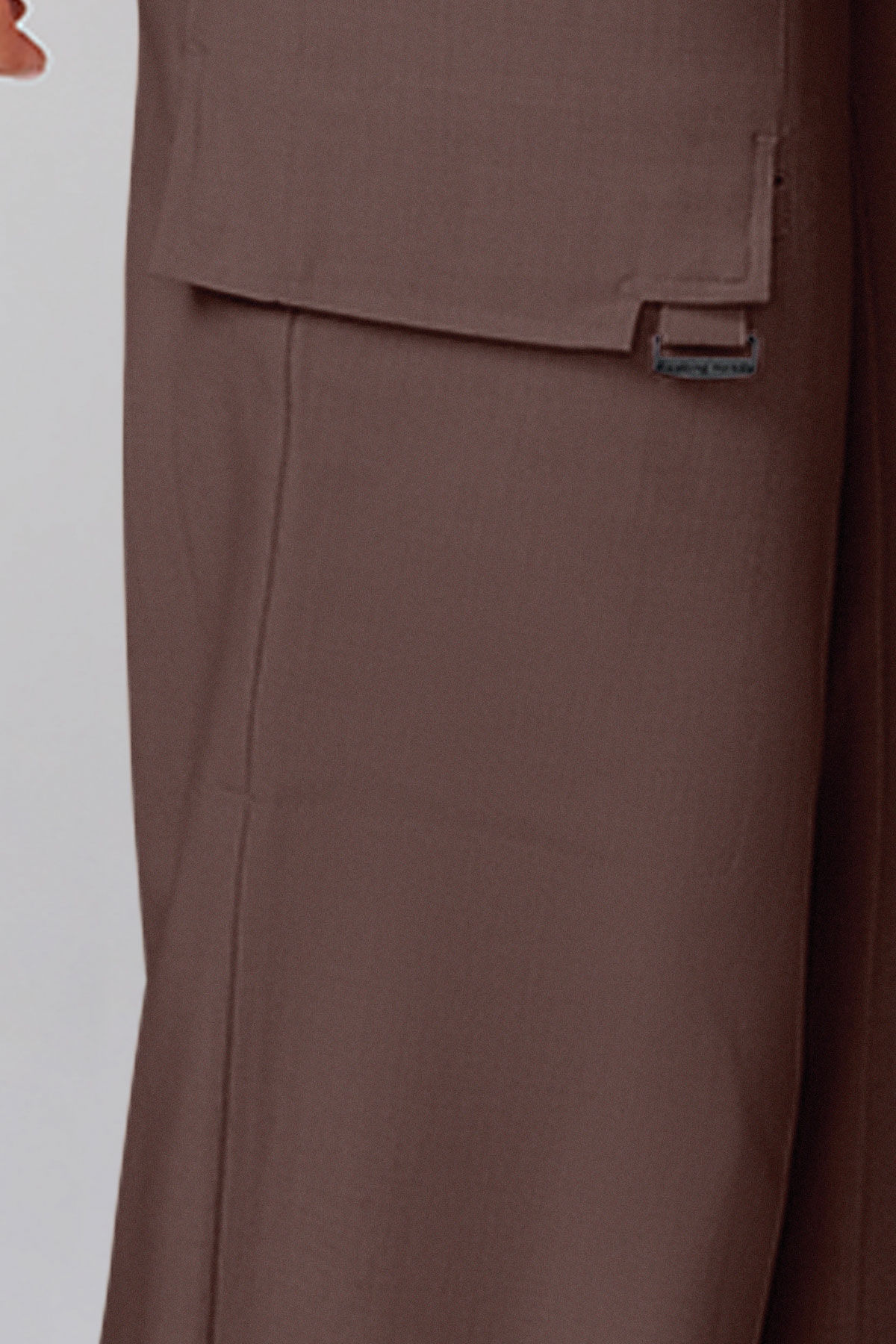 Spodnie medyczne damskie Healing Hands Wide Leg Petite brązowe-5