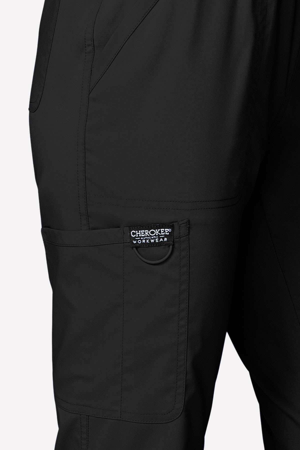 Spodnie medyczne damskie Cherokee Revolution Flared czarne-3