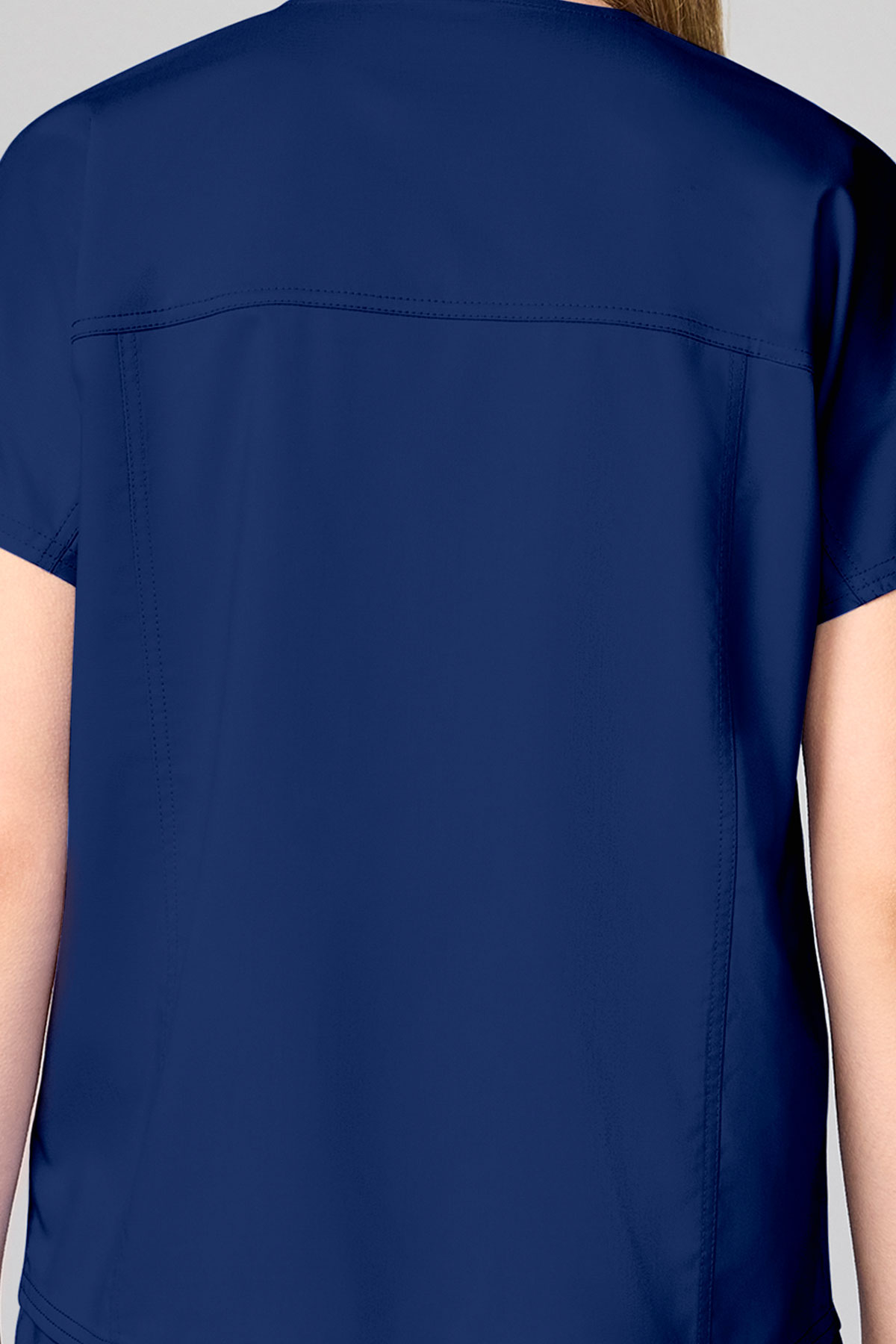 Bluza medyczna damska Cherokee Revolution Mandarin Collar ciemny granat-4