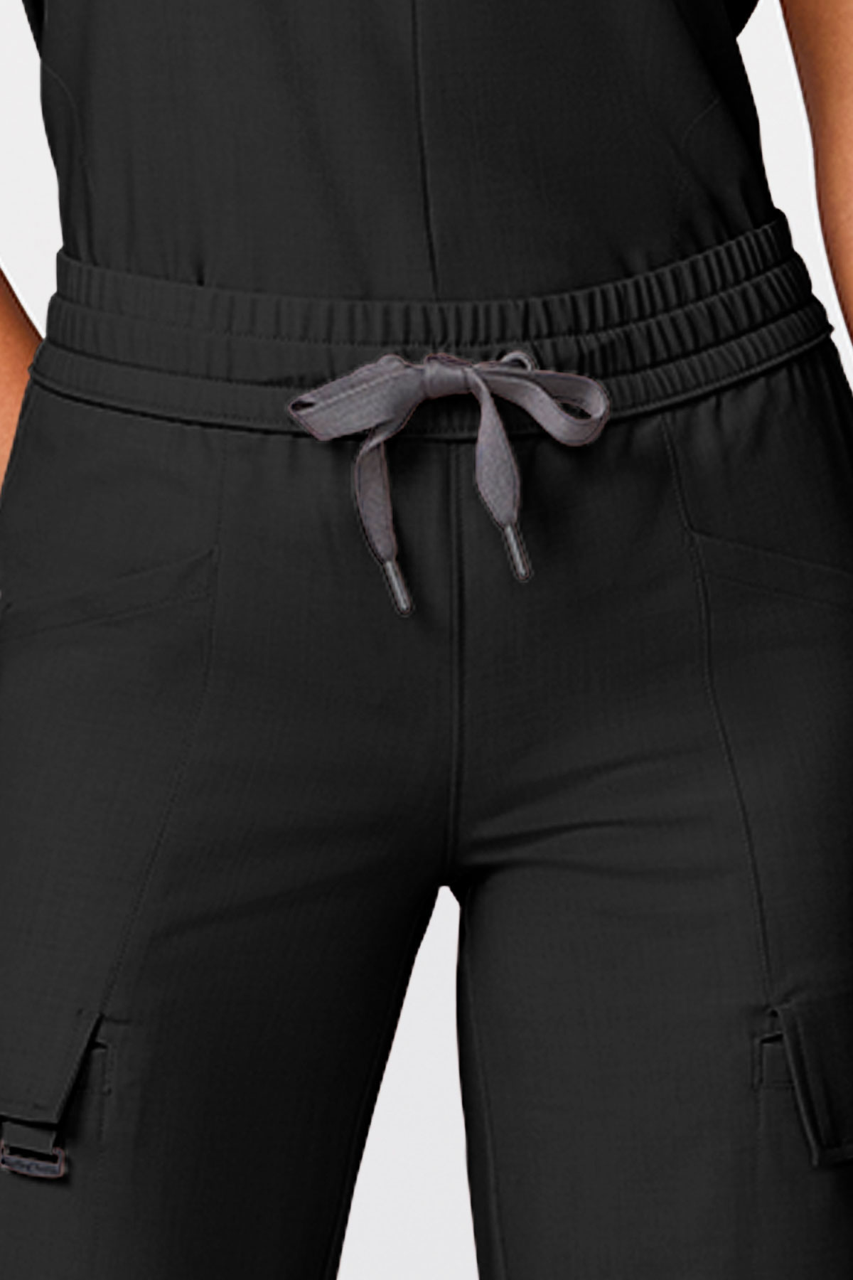 Spodnie medyczne damskie Healing Hands Quest Wide Leg czarne-3