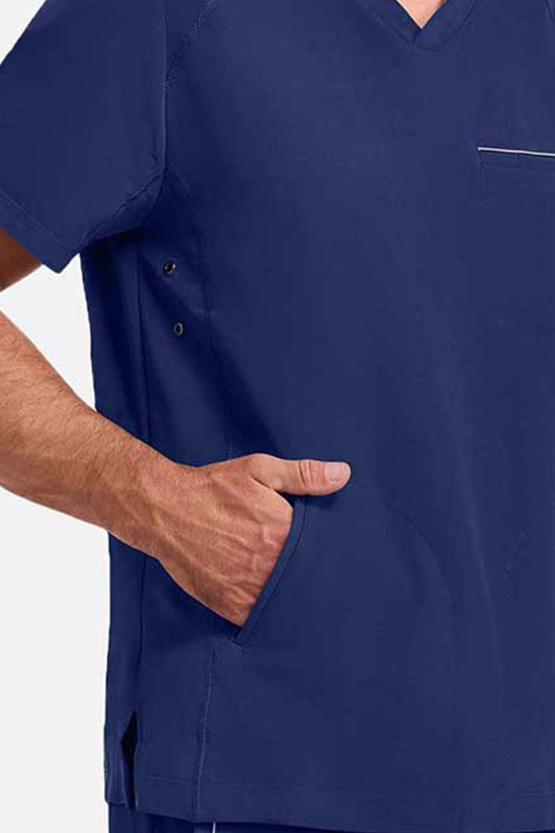 Bluza medyczna męska Healing Hands Steven ciemny granat-3