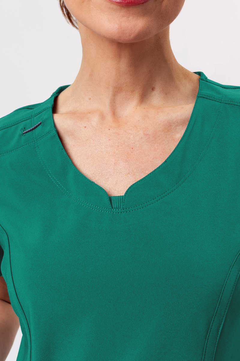 Bluza medyczna damska Cherokee Infinity Round Neck zielona-2