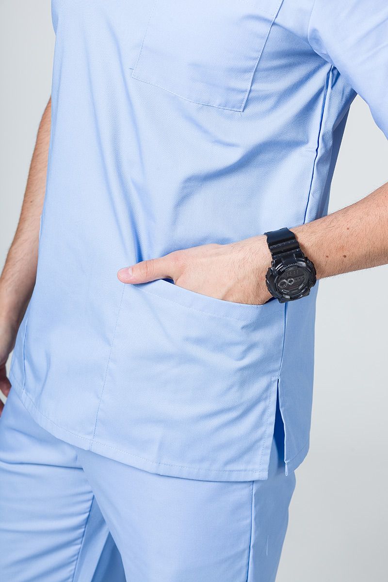 Bluza medyczna uniwersalna Sunrise Uniforms niebieska-2