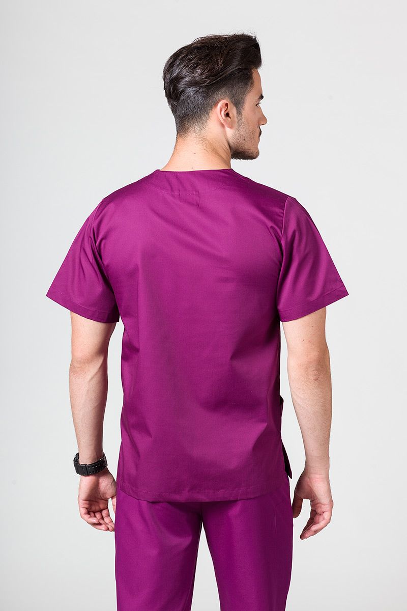 Bluza medyczna uniwersalna Sunrise Uniforms jasna oberżyna-1