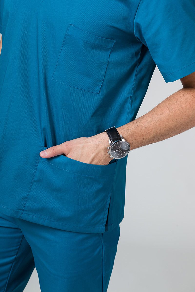 Bluza medyczna uniwersalna Sunrise Uniforms karaibski błękit-2