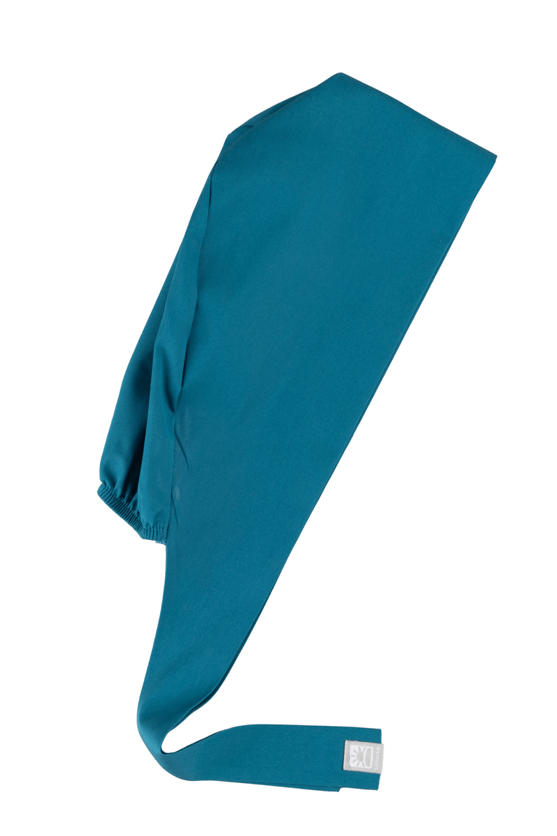Czepek medyczny Sunrise Uniforms Fresh karaibski błękit (wywijany)-2
