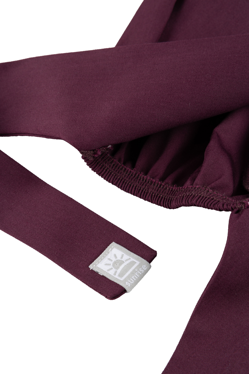 Czepek medyczny Sunrise Uniforms Fresh burgundowy (wywijany)-3