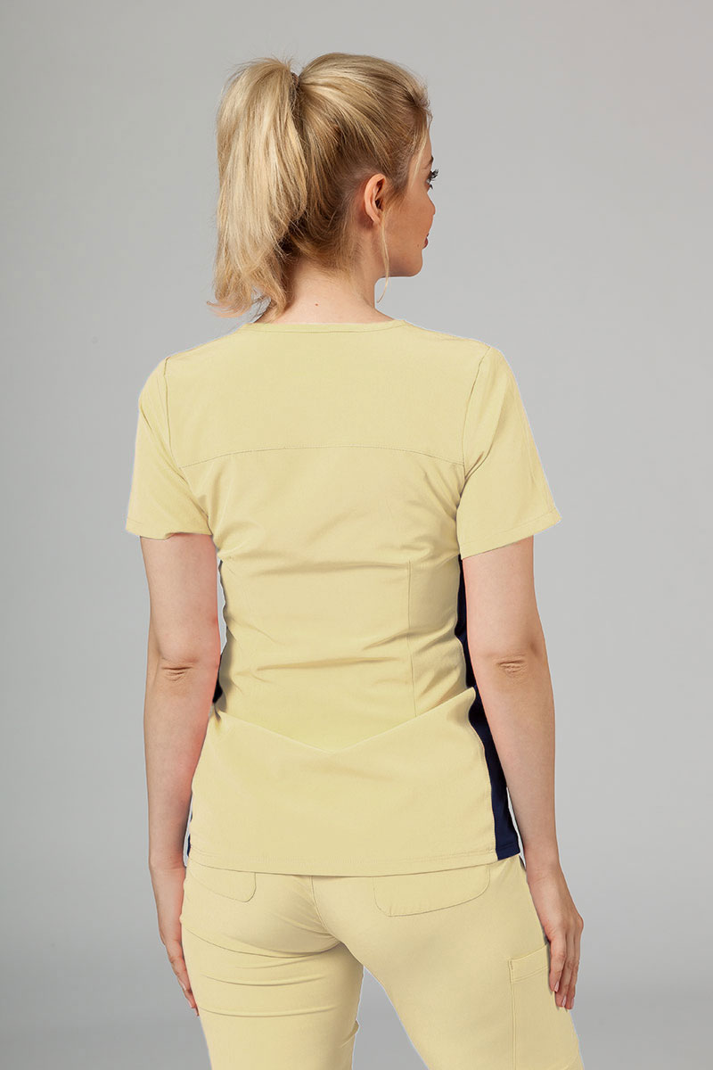 Bluza damska Maevn Matrix Impulse Asymetric żółta-1