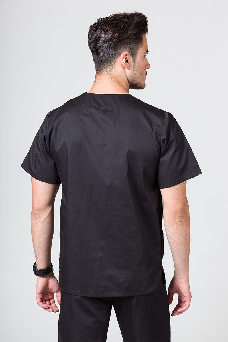 Bluza medyczna uniwersalna Sunrise Uniforms czarna-1