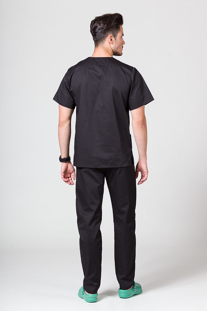 Bluza medyczna uniwersalna Sunrise Uniforms czarna-5