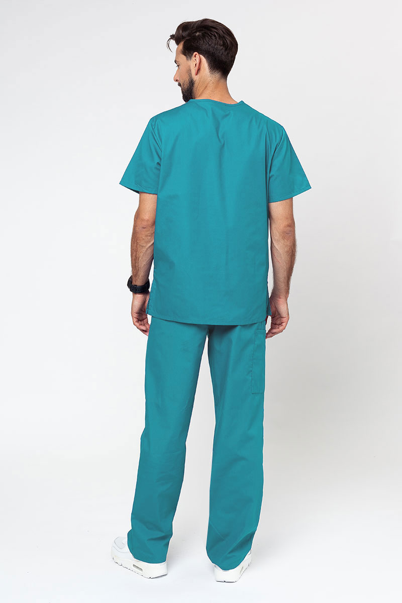 Bluza medyczna męska Cherokee Originals V-neck morski błękit-6