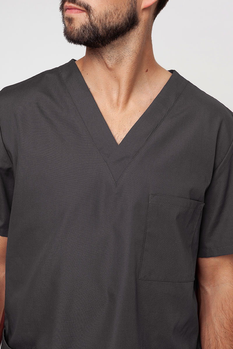 Bluza medyczna męska Cherokee Originals V-neck szara-2