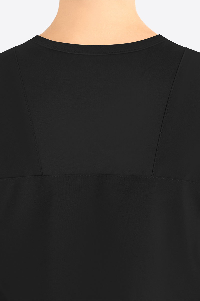 Bluza medyczna damska Maevn Momentum Round Neck czarna-3