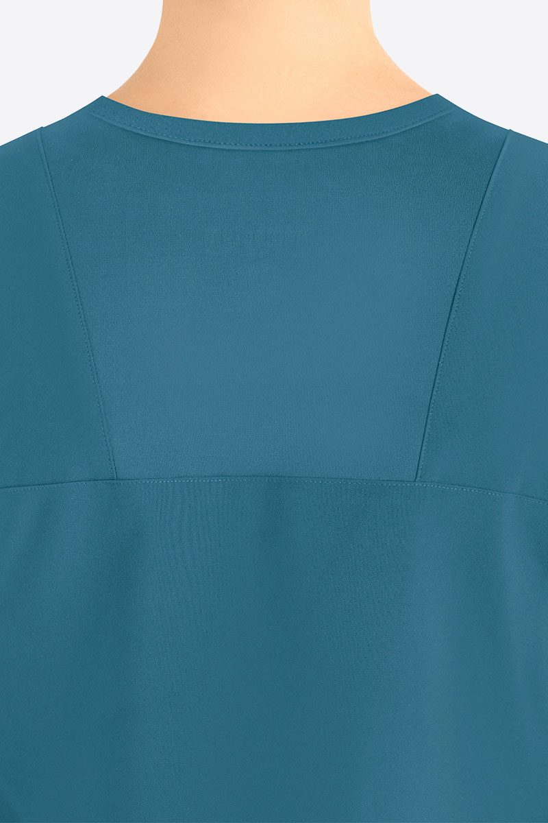 Bluza medyczna damska Maevn Momentum Round Neck karaibski błękit-3