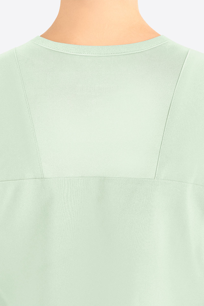 Bluza medyczna damska Maevn Momentum Round Neck miętowa-3