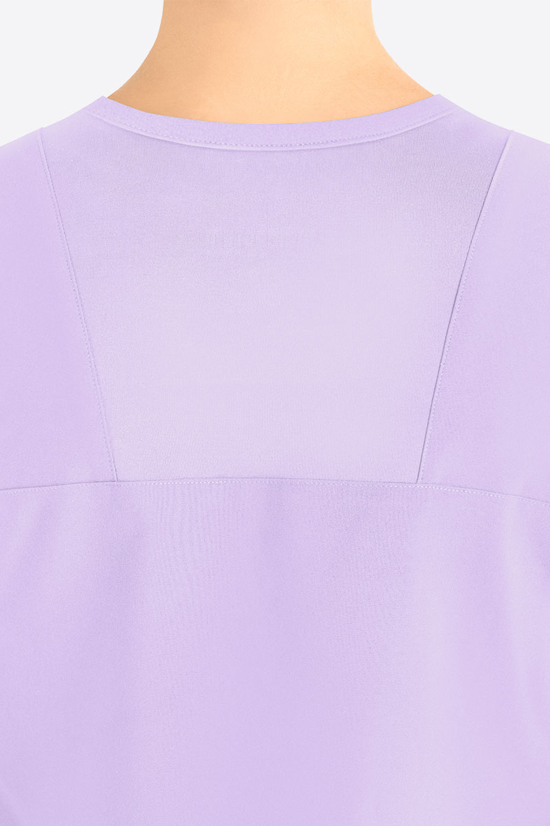 Bluza medyczna damska Maevn Momentum Round Neck lawendowa-3