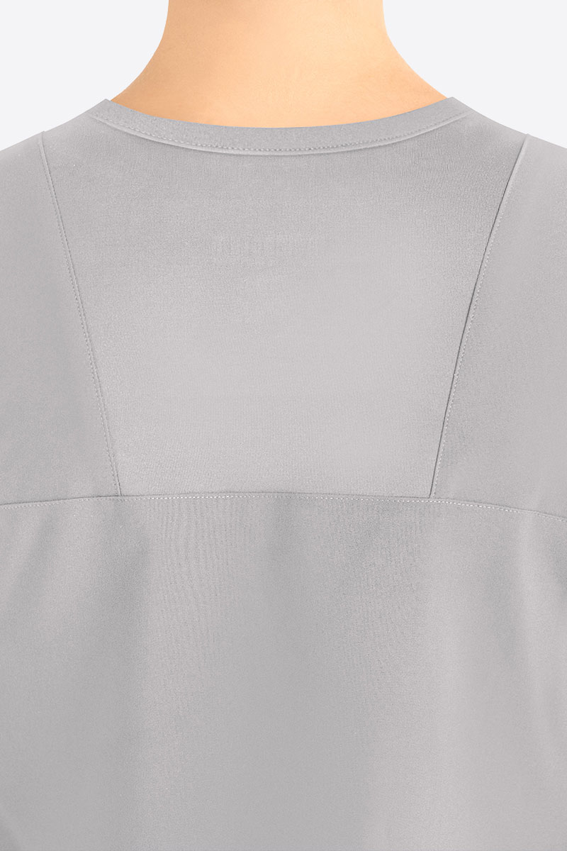 Bluza medyczna damska Maevn Momentum Round Neck popielata-3