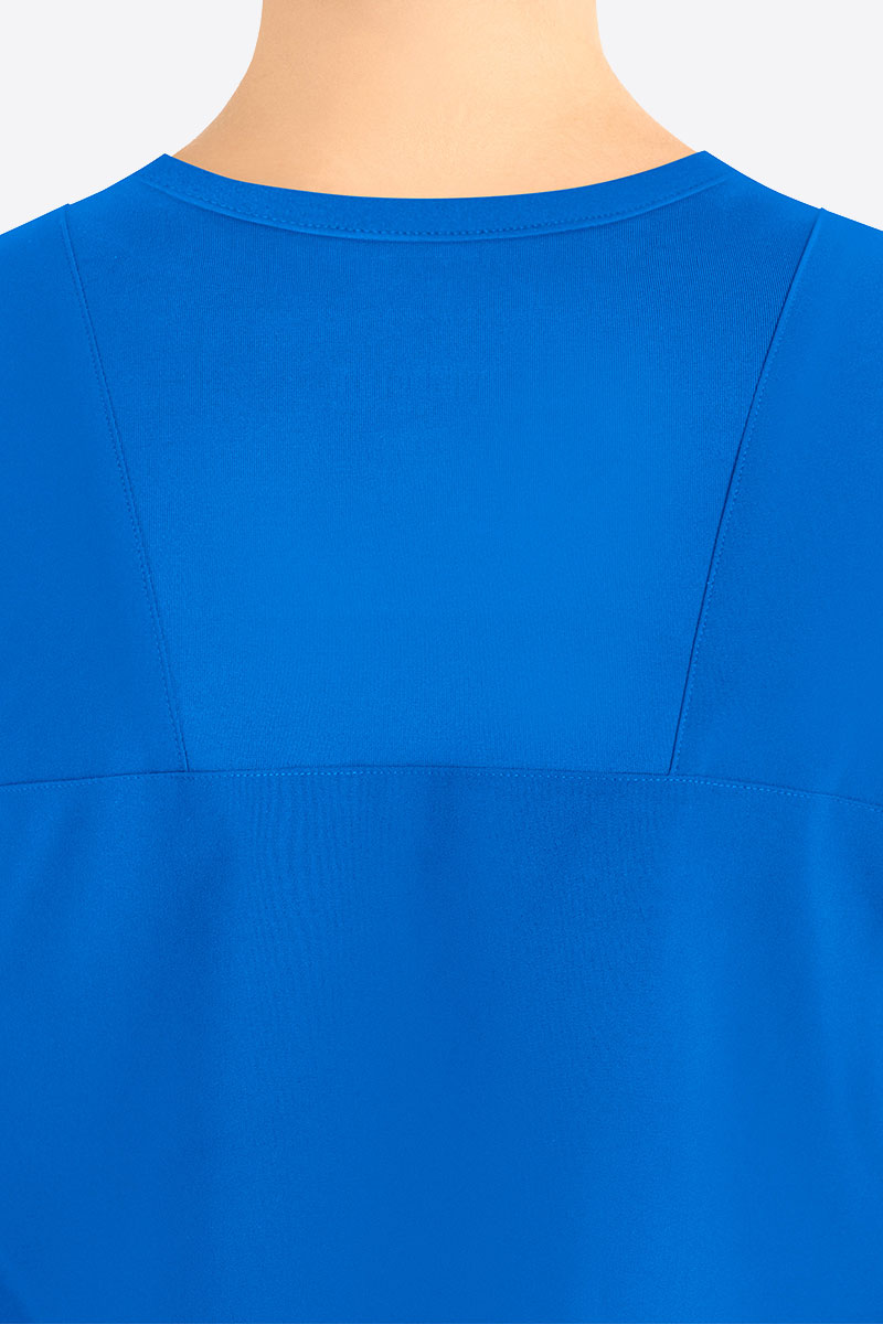 Bluza medyczna damska Maevn Momentum Round Neck królewski granat-3