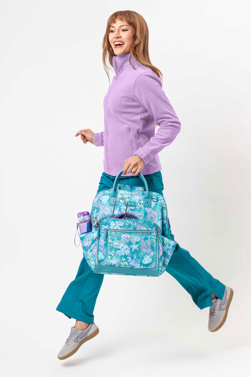 Bluza polarowa damska Rimeck Fleece Jacket liliowa-1