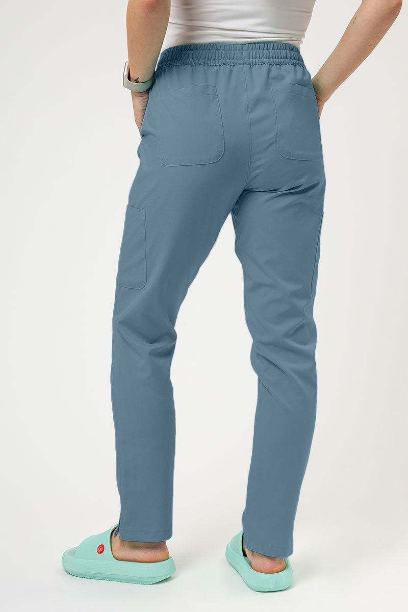 Spodnie medyczne damskie Maevn Momentum 6-pocket pastelowy błękit-1