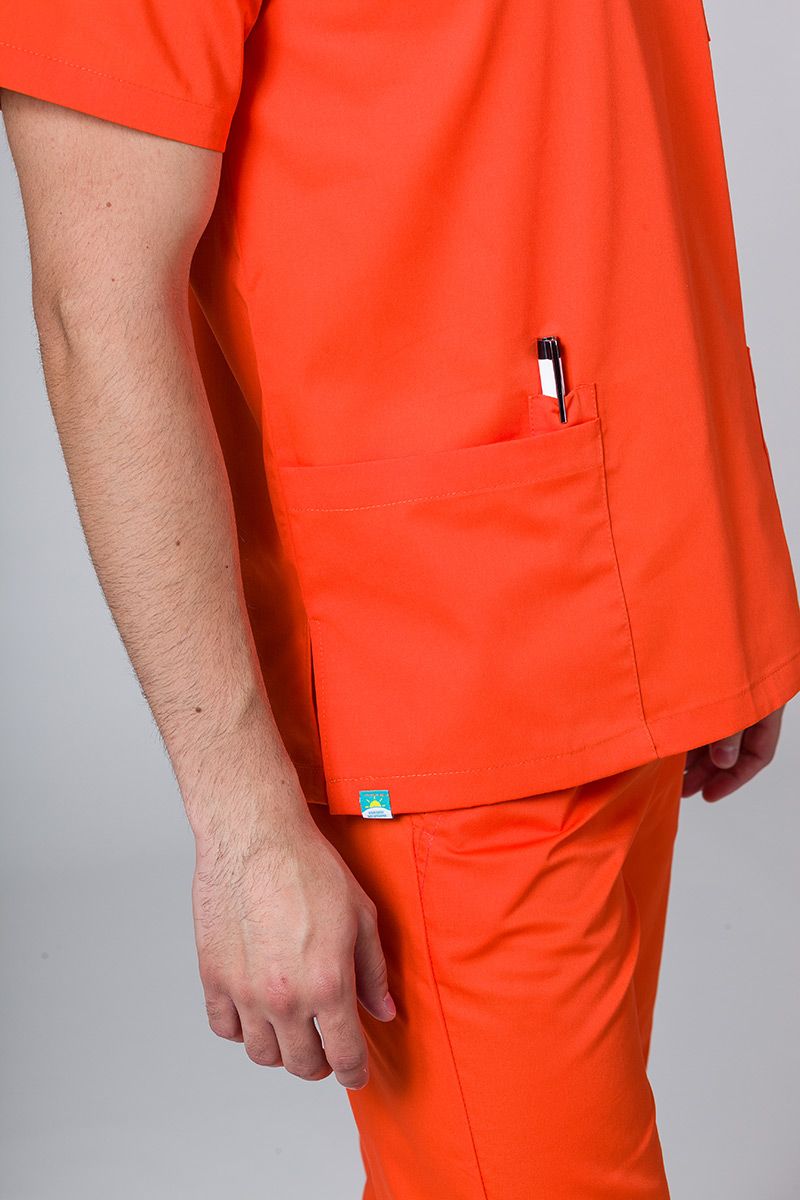 Bluza medyczna uniwersalna Sunrise Uniforms pomarańczowa-3