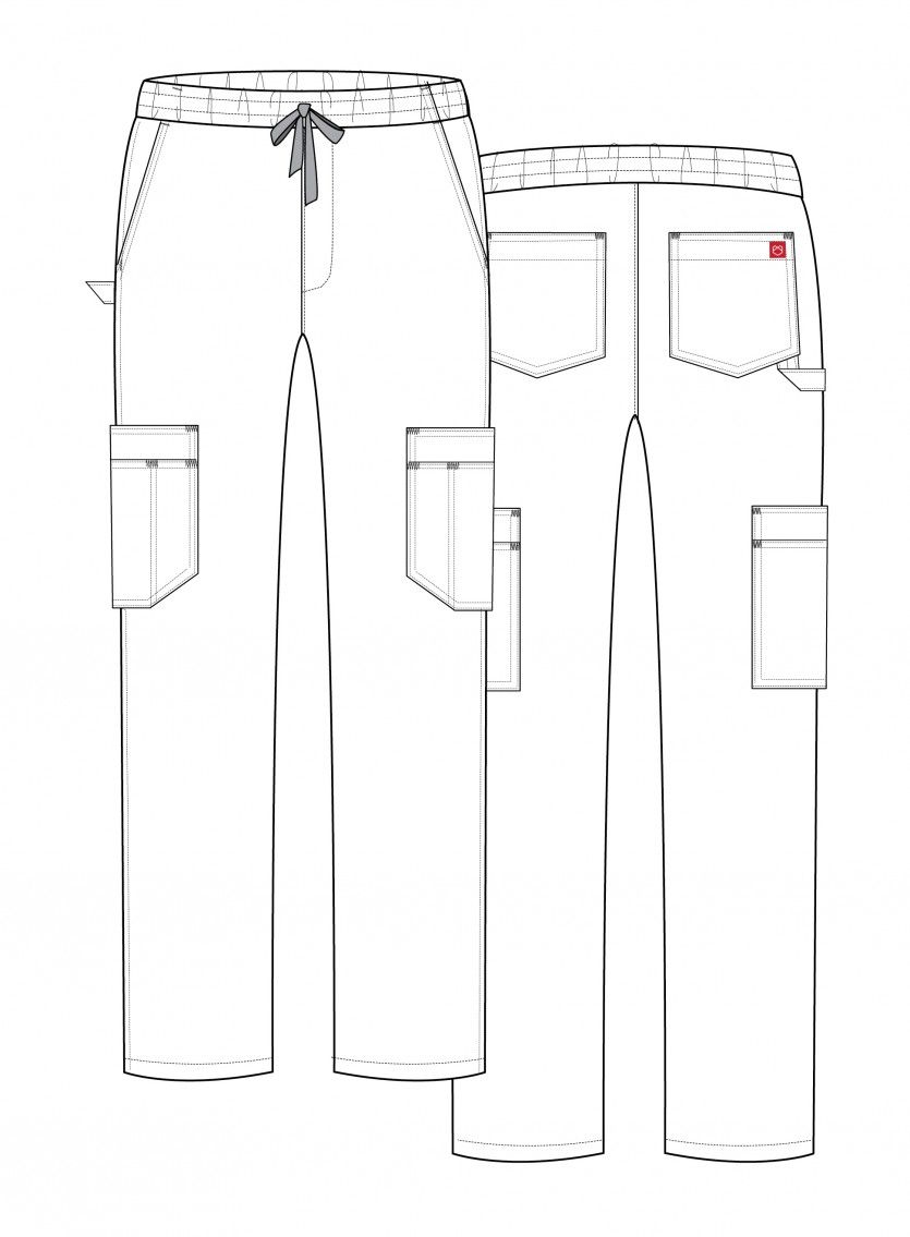 Spodnie męskie Maevn Red Panda Cargo (6 kieszeni) klasyczny błękit-3