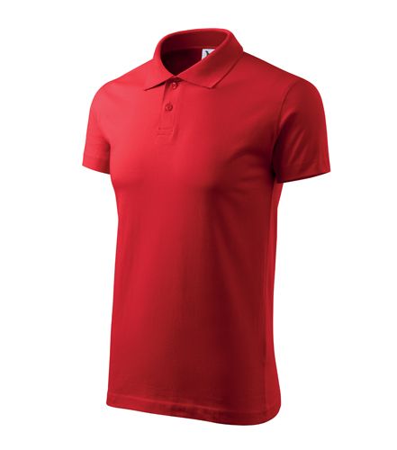 Koszulka męska Malfini Single Jersey polo czerwona-3