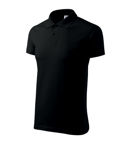 Koszulka męska Malfini Single Jersey polo czarna-2