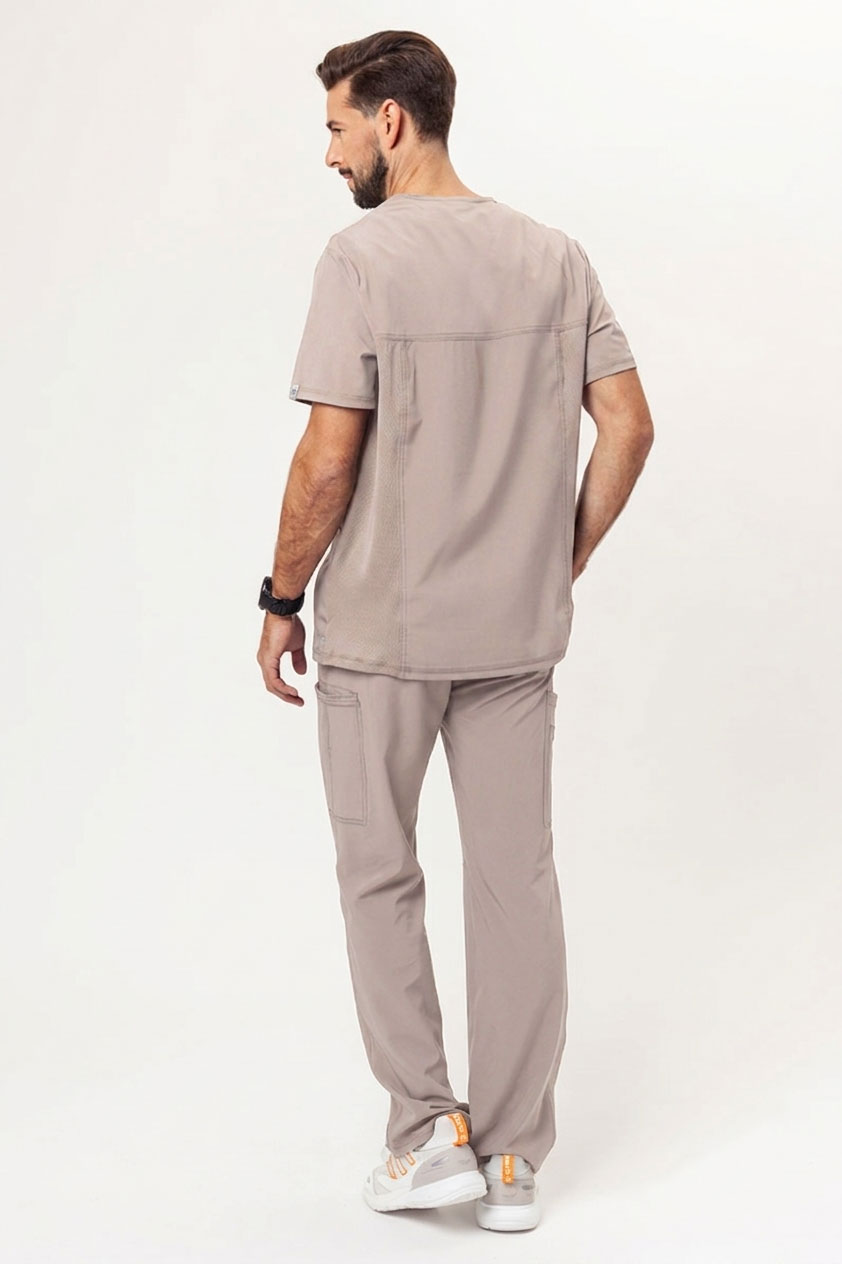 Bluza medyczna męska Cherokee Infinity V-neck Men beżowa-5