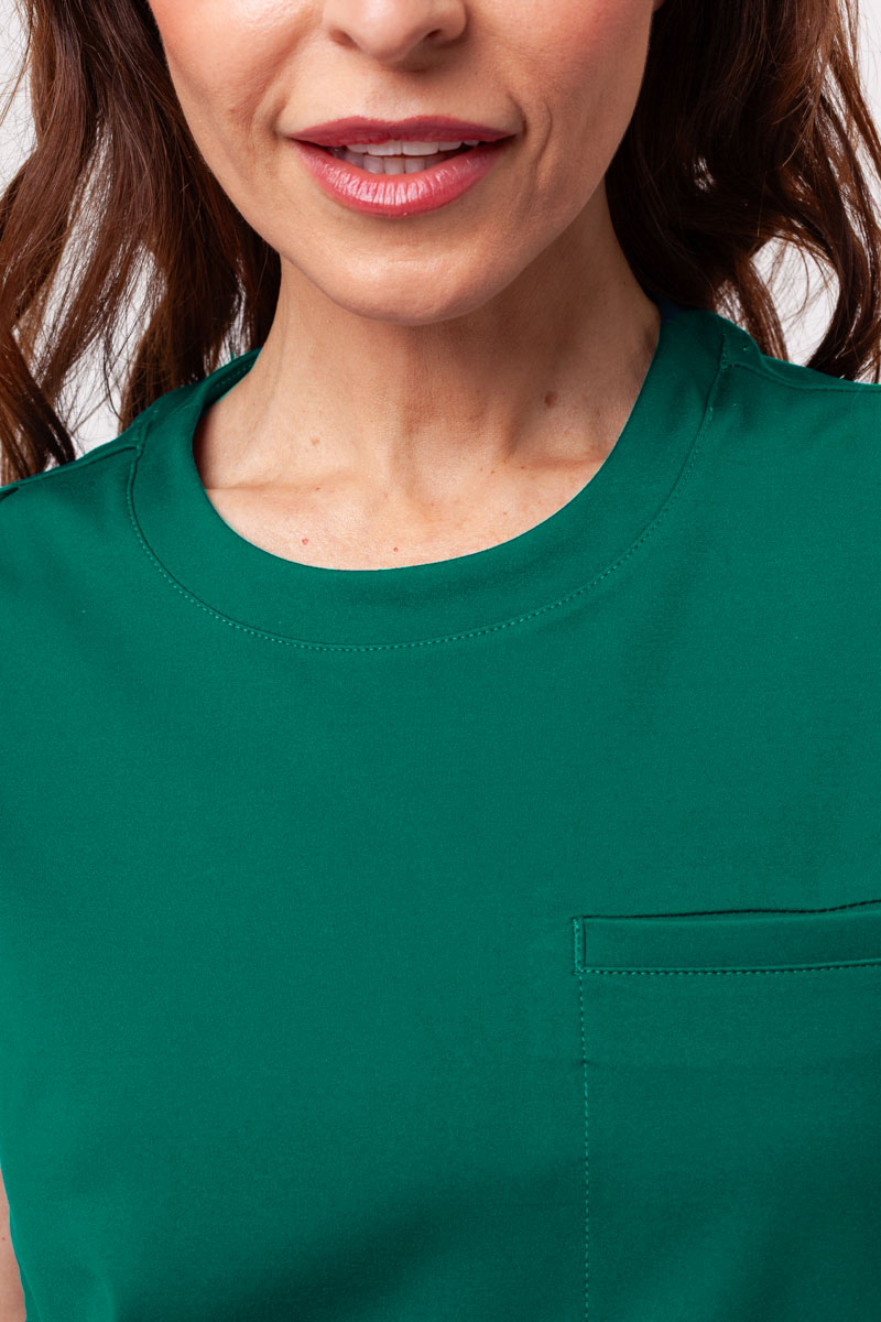 Bluza medyczna damska Cherokee Achieve Crew Neck zielona-3