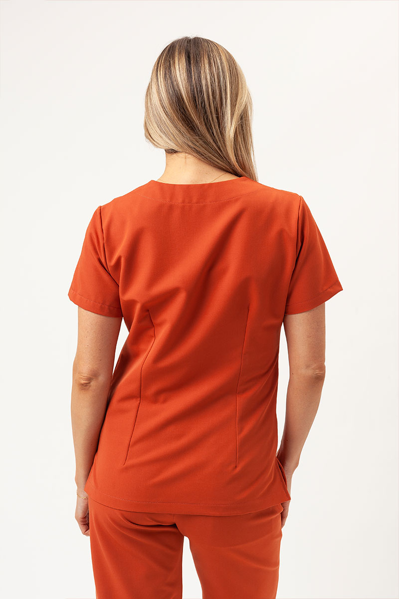 Bluza medyczna damska Sunrise Uniforms Premium Aura rooibos tea-2
