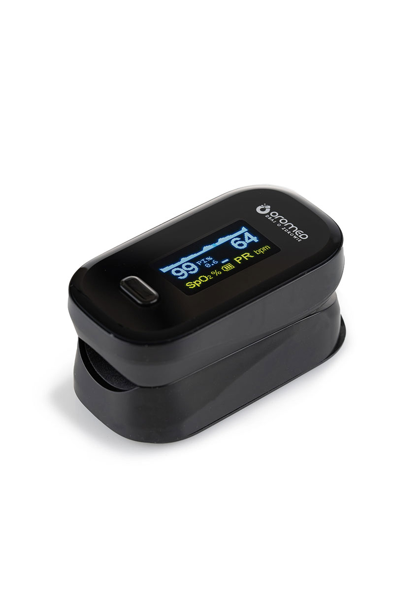 Pulsoksymetr Napalcowy OROMED ORO-OXIMETER czarny-2