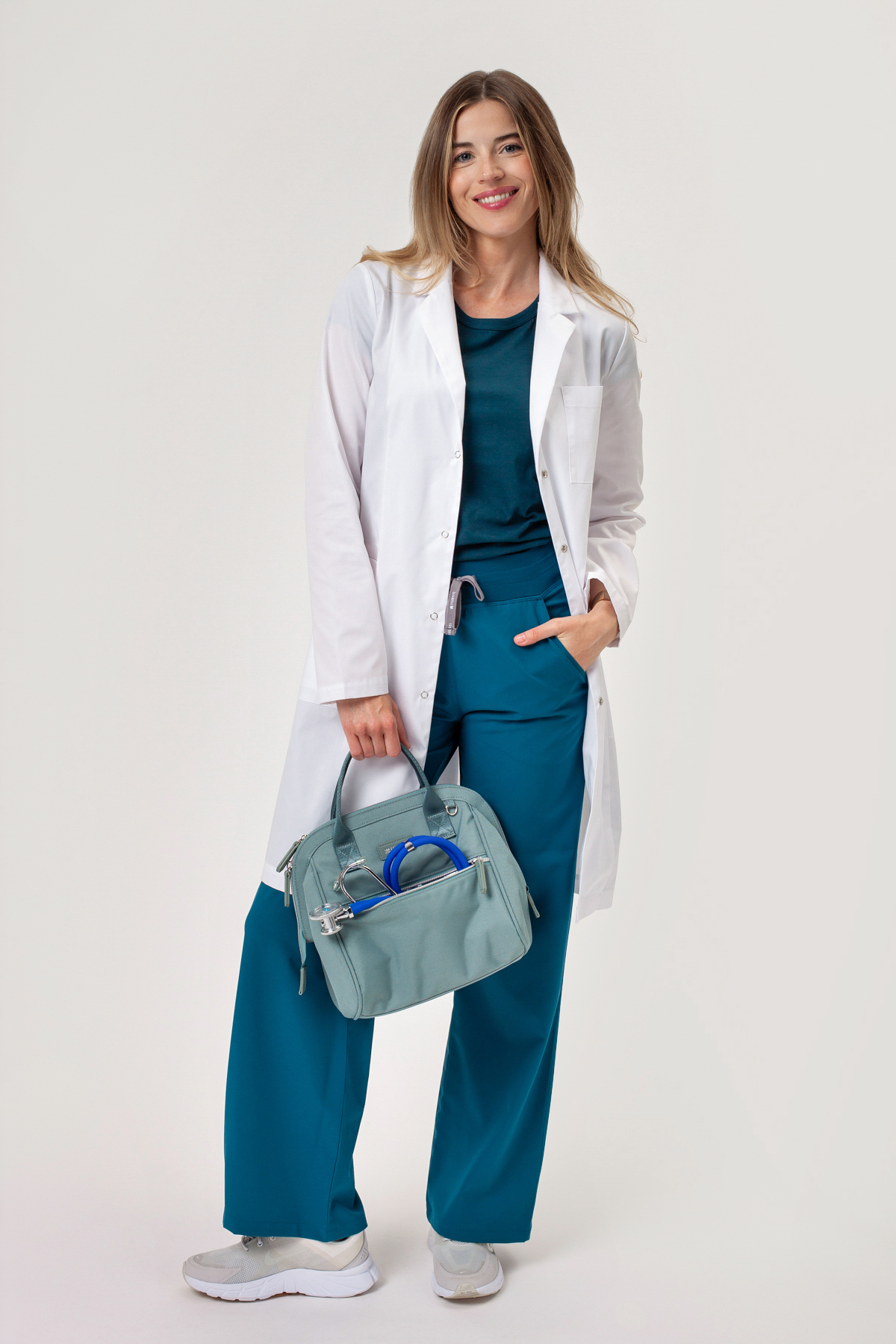 Fartuch laboratoryjny damski Sunrise Uniforms Basic Lab-16