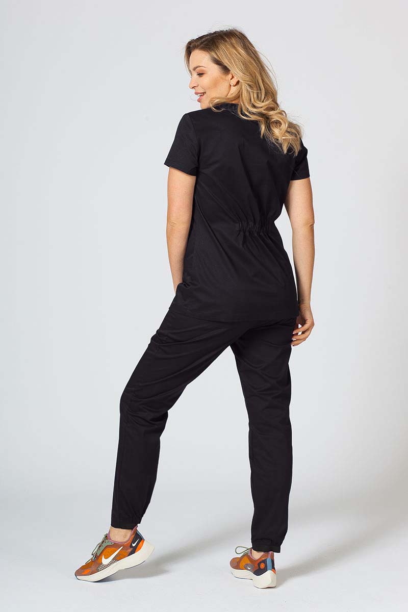 Komplet medyczny damski Sunrise Uniforms Active II (bluza Fit, spodnie Loose) czarny-1