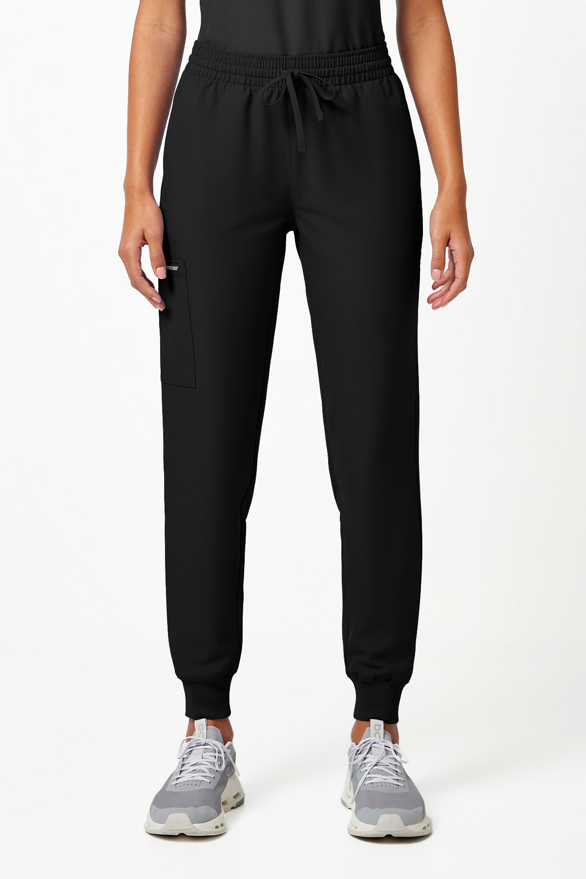 Spodnie medyczne damskie Cherokee Originals Ultra jogger czarne-1