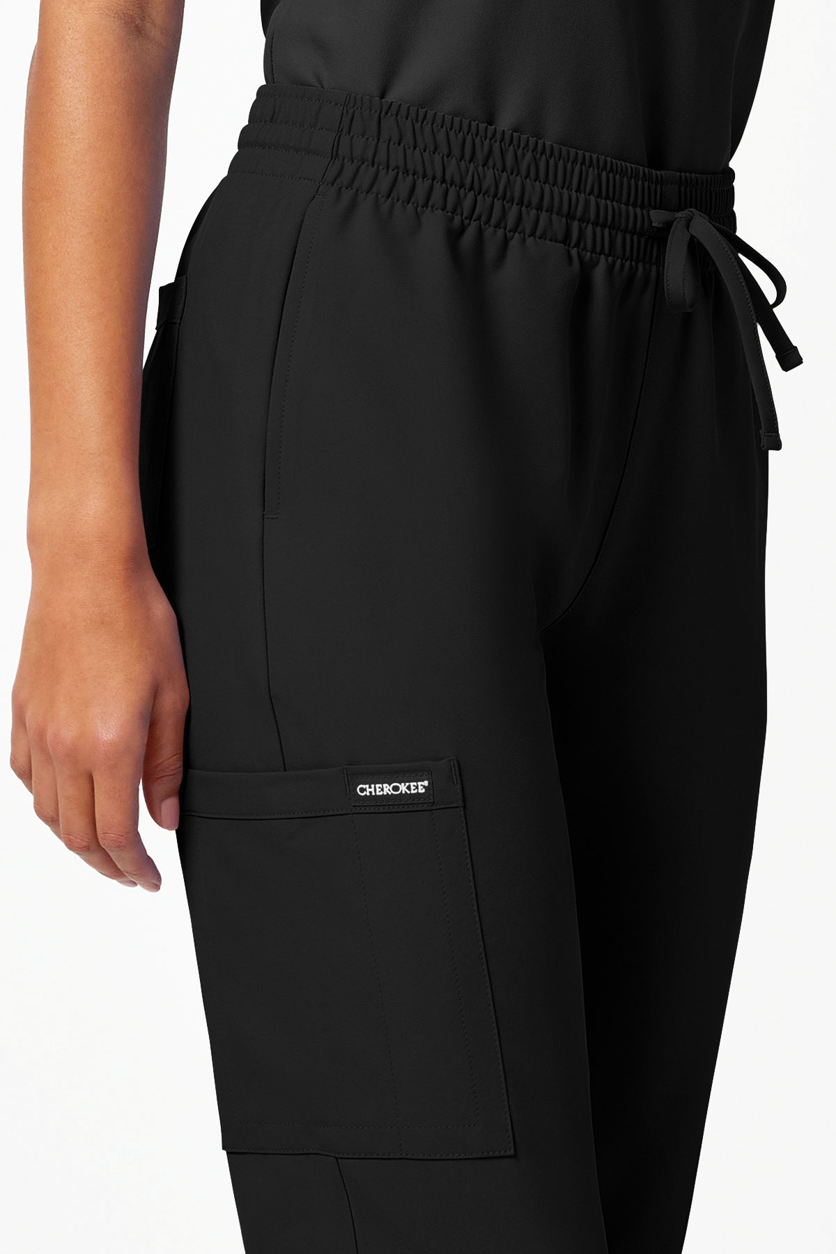 Spodnie medyczne damskie Cherokee Originals Ultra jogger czarne-4