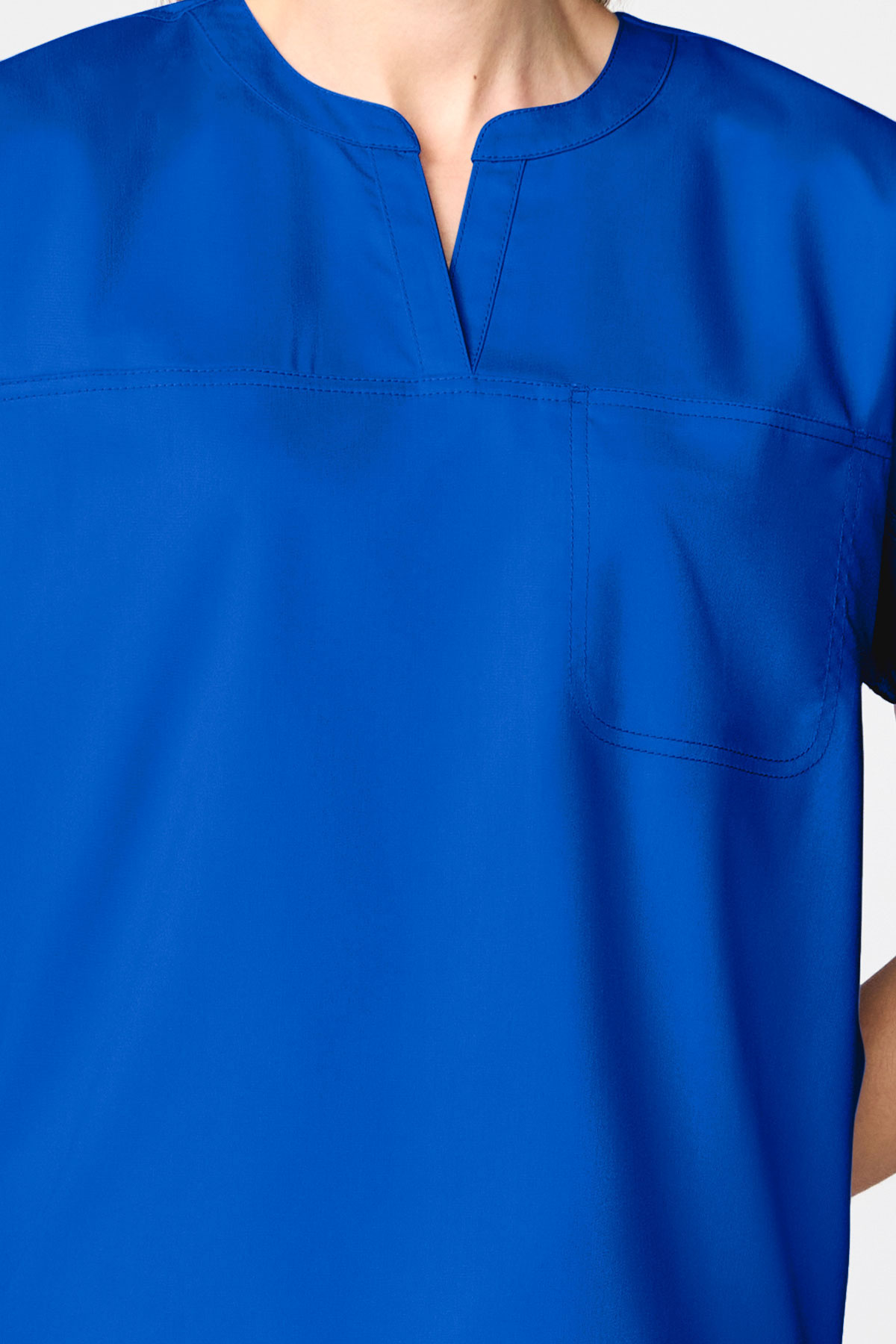 Bluza medyczna damska Cherokee Revolution Mandarin Collar królewski granat-2
