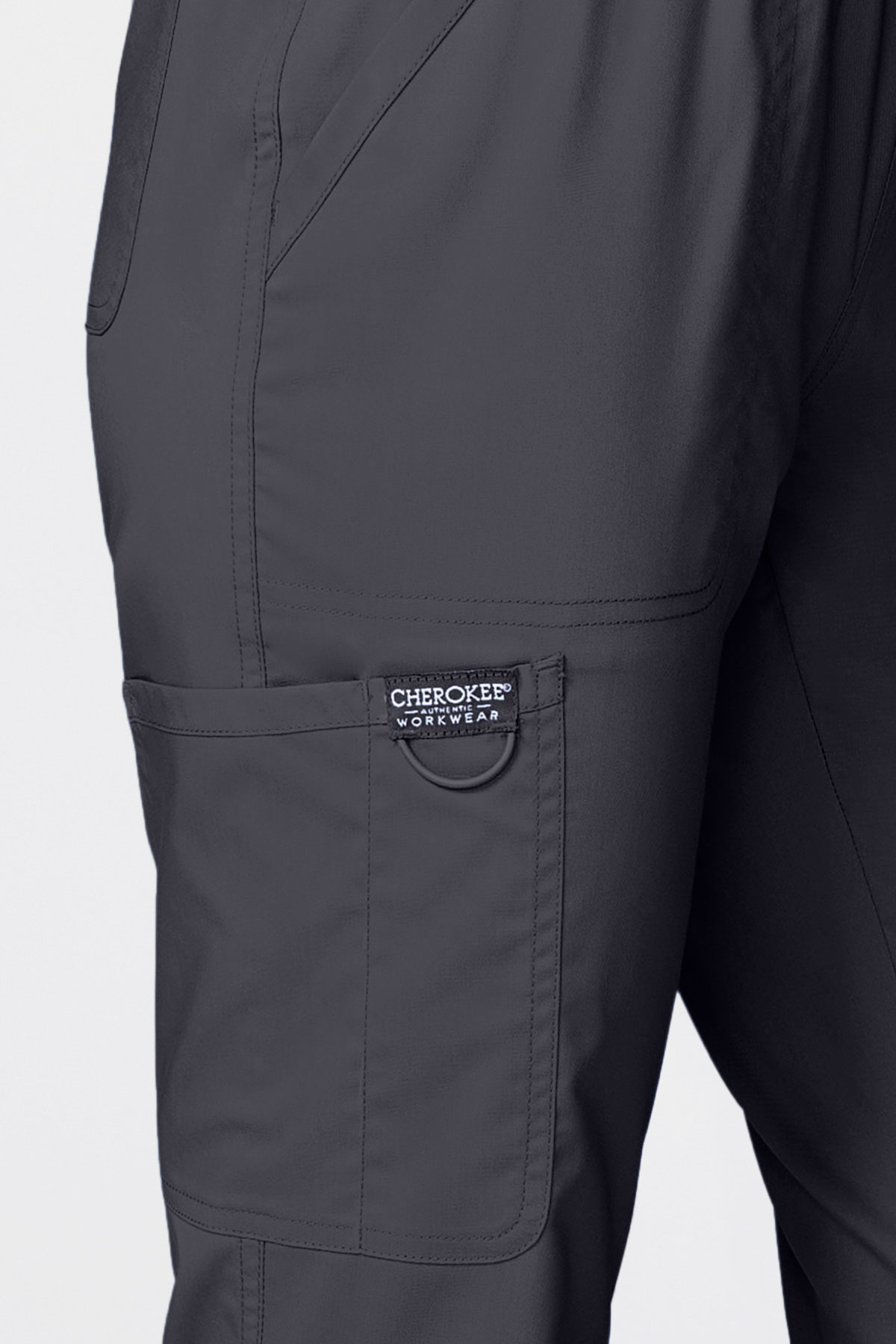 Spodnie medyczne damskie Cherokee Revolution Flared szare-3