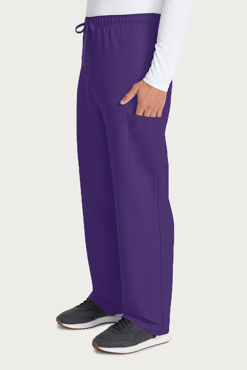 Spodnie medyczne męskie Cherokee Ultra Cargo fioletowe-3