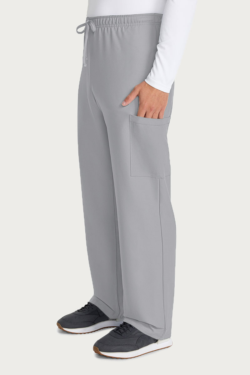 Spodnie medyczne męskie Cherokee Ultra Cargo popielate-3