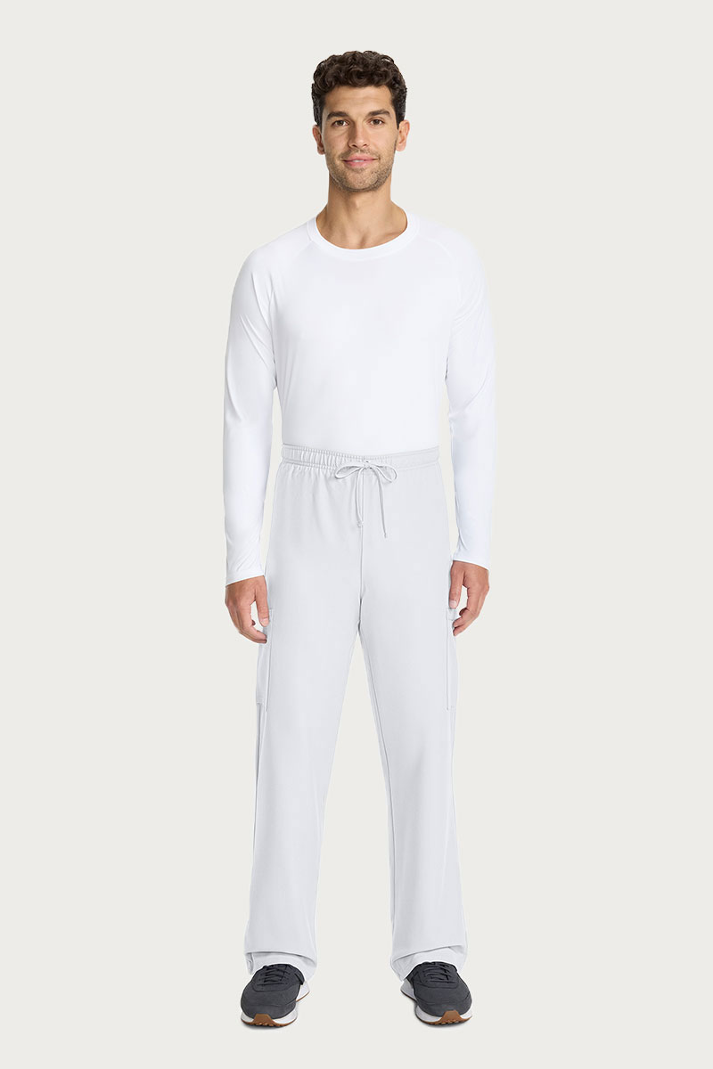 Spodnie medyczne męskie Cherokee Ultra Cargo białe-6