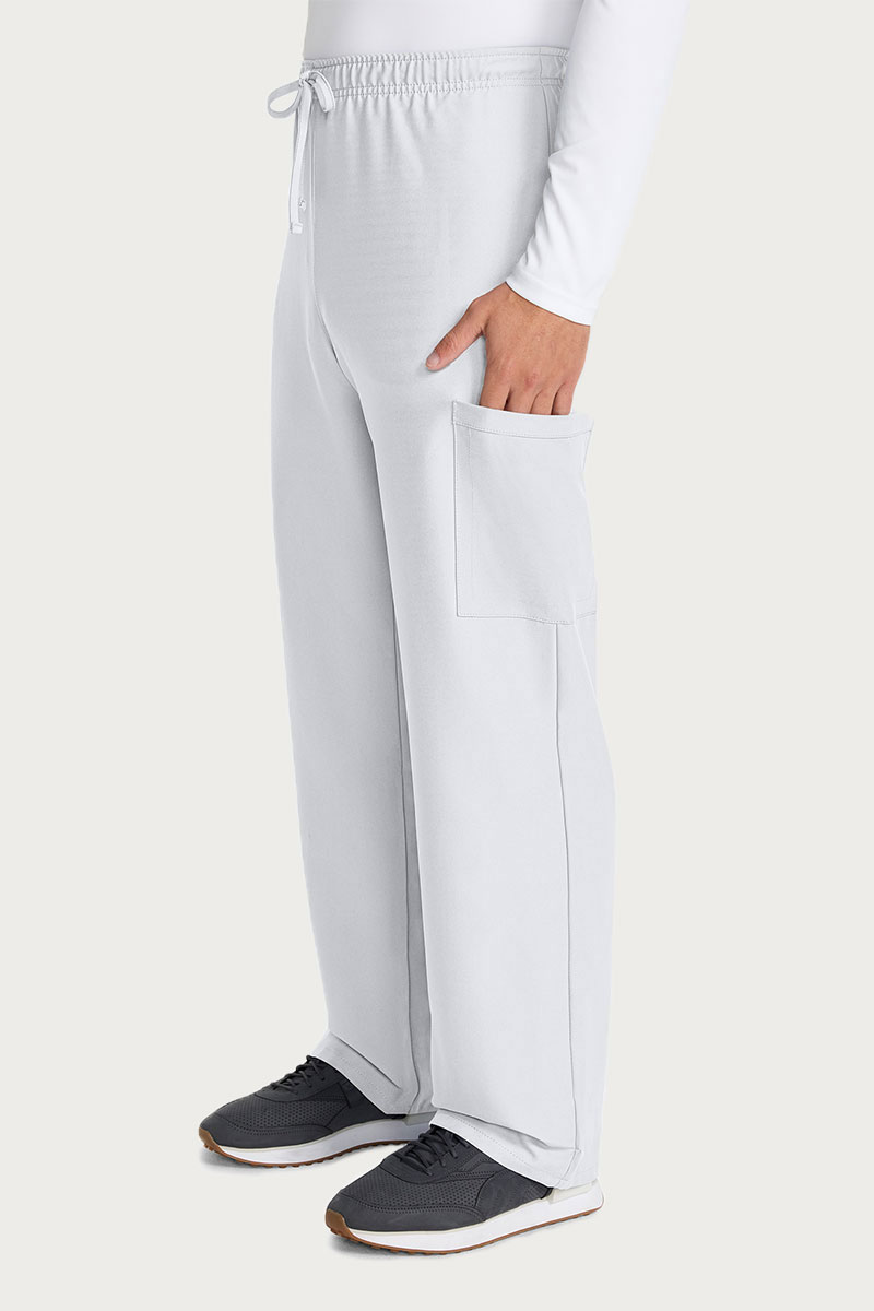 Spodnie medyczne męskie Cherokee Ultra Cargo białe-3