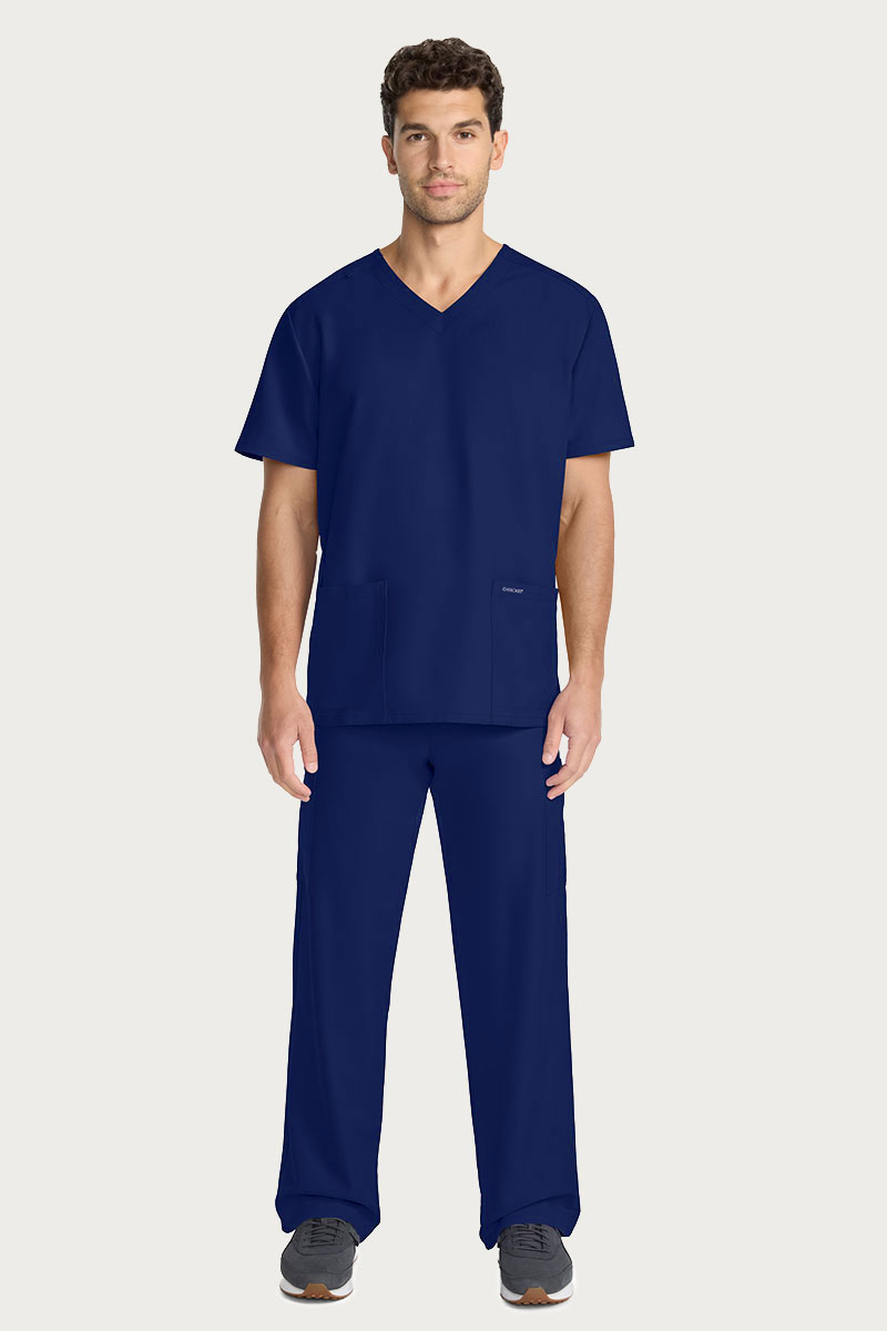 Bluza medyczna męska Cherokee Ultra V-neck Men ciemny granat-5