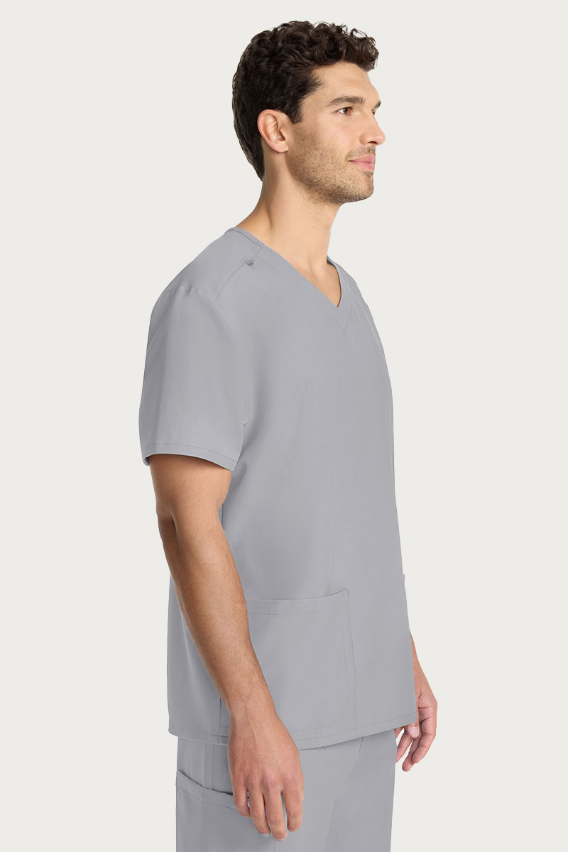 Bluza medyczna męska Cherokee Ultra V-neck Men popielata-2