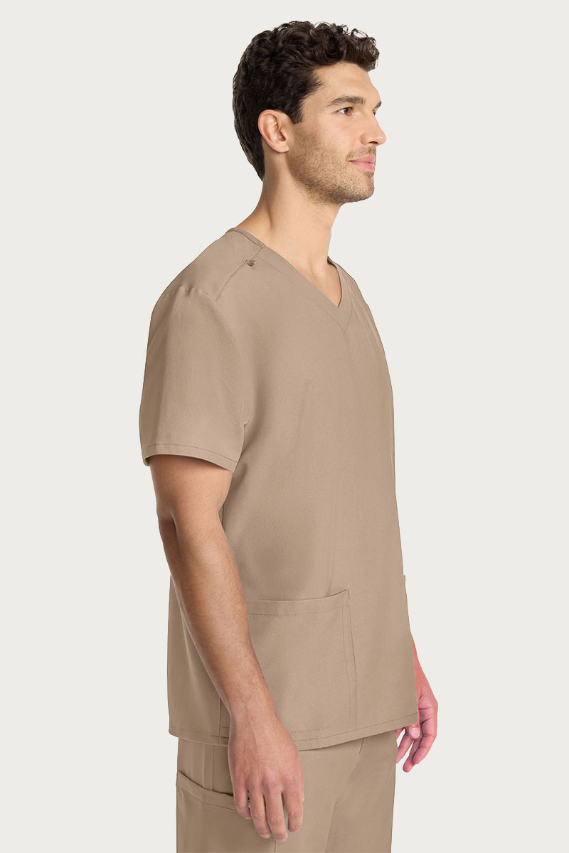 Bluza medyczna męska Cherokee Ultra V-neck Men beżowa-2
