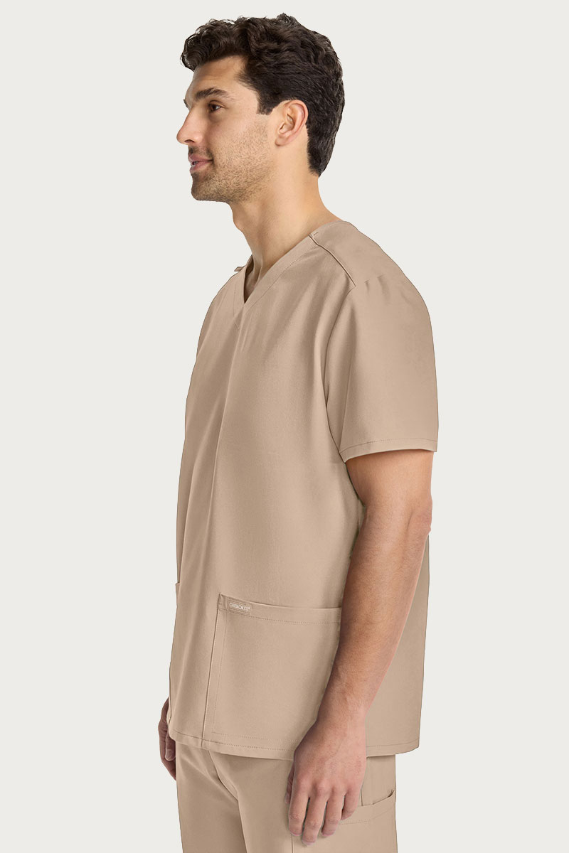 Bluza medyczna męska Cherokee Ultra V-neck Men beżowa-3