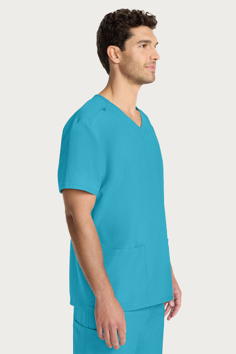 Bluza medyczna męska Cherokee Ultra V-neck Men turkusowa-2
