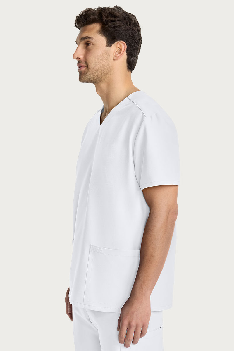Bluza medyczna męska Cherokee Ultra V-neck Men biała-3