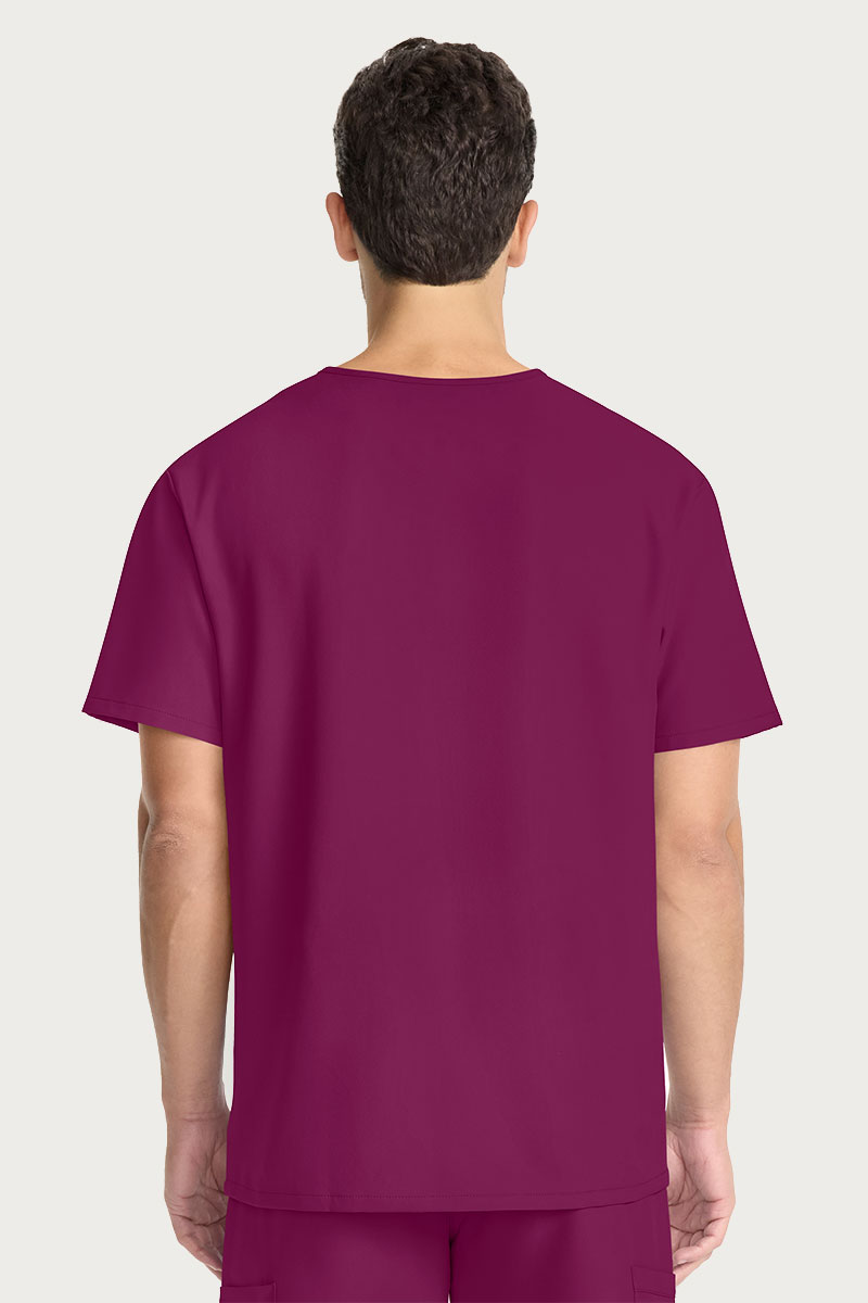 Bluza medyczna męska Cherokee Ultra V-neck Men wiśniowa-1