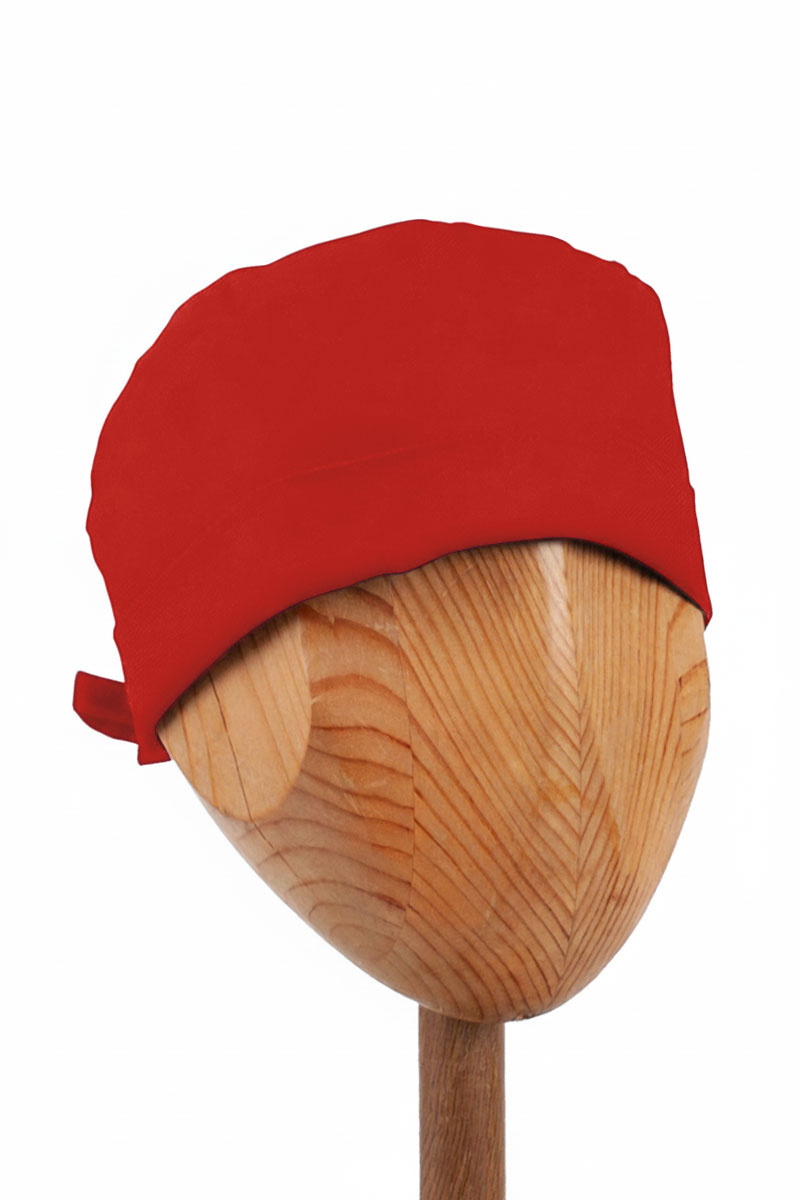 Czepek medyczny Sunrise Uniforms Fresh czerwony (wywijany)-1